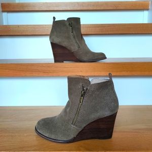 Lucky Brand Wedge Booties